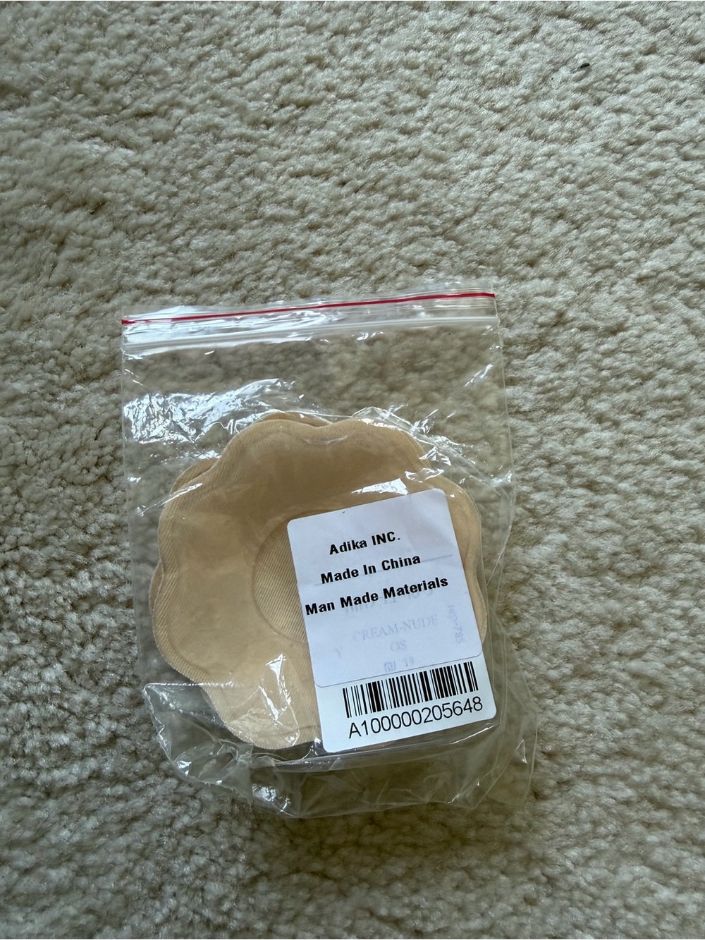 Adika Cream Nude Adhesive Petal Bra Inserts